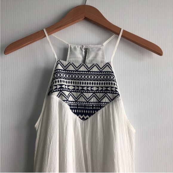 Jack by BB Dakota Navy and White Patterned Dress - Picture 2 of 9